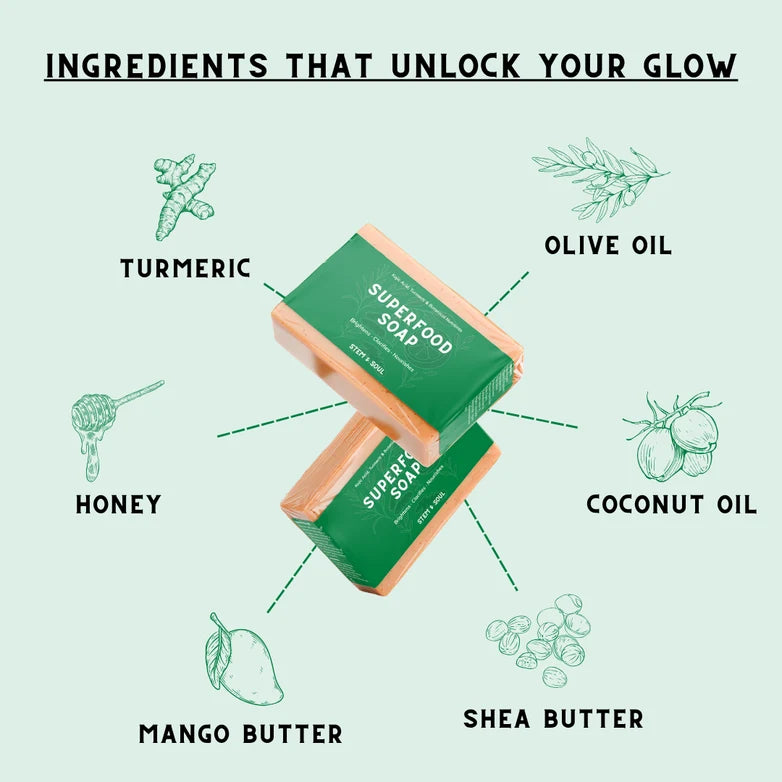 Superfood Soap Bar For Dark Spots