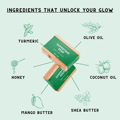 Superfood Soap Bar For Dark Spots